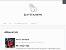 Tablet Screenshot of jeanmazuelos.com